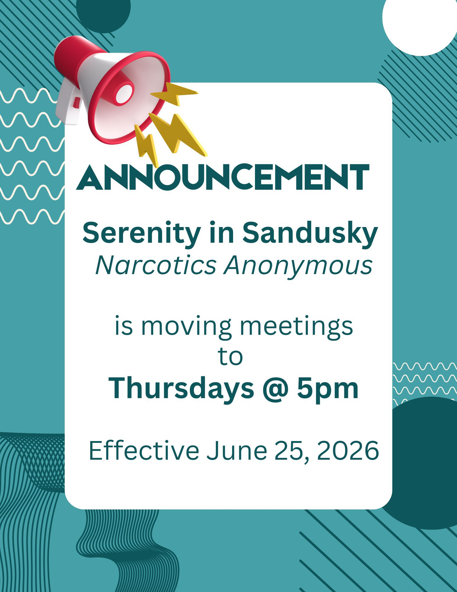 Serenity in Sandusky flyer